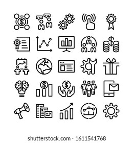 SEO & Web Line Icon Set - 2 