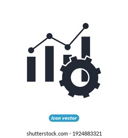 SEO web marketing analytics icon. Search Engine Optimization symbol template for graphic and web design collection logo vector illustration