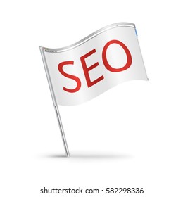 SEO WEB page flag ICON