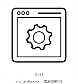 Seo And Webpage Icon Concept