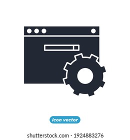 SEO website optimization icon. Search Engine Optimization symbol template for graphic and web design collection logo vector illustration