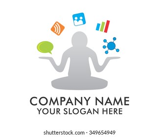 SEO Zen logo icon vector