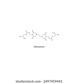 Seocalcitol flat skeletal molecular structure Vitamin D agonist drug used in hepatocellular carcinoma treatment. Vector illustration scientific diagram.