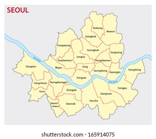 seoul administrative map