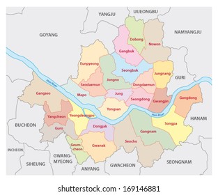 Seoul Administrative Map