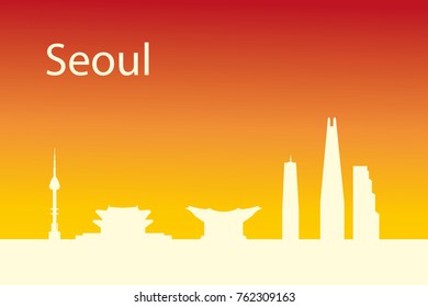 Seoul city skyline