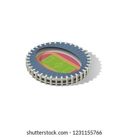 Seoul Stadium Isometric in Jamsil Sports Complex