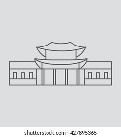 Seoul  Vector Illustration