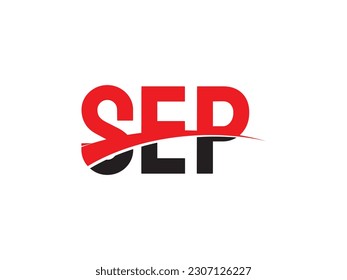 SEP Letter Initial Logo Design Vector Illustration