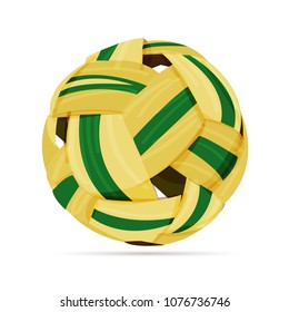 Sepak takraw ball - vector illustration