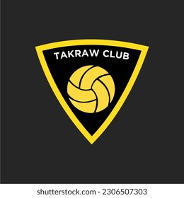 	
Sepak Takraw logo design power ball. logotype, typographic - vector illustration