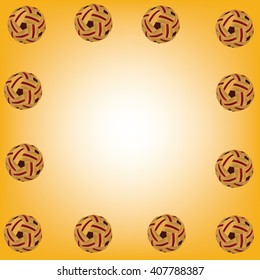 Sepak takraw sport vector and background