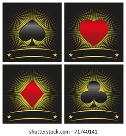 separate card symbols