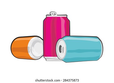 Separate vector about empty cans