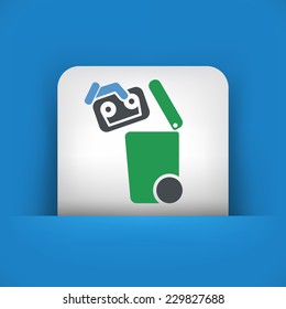 Separate waste collection icon