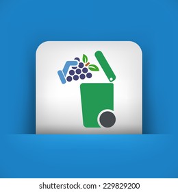 Separate waste collection icon