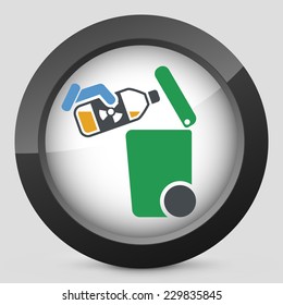 Separate waste collection icon