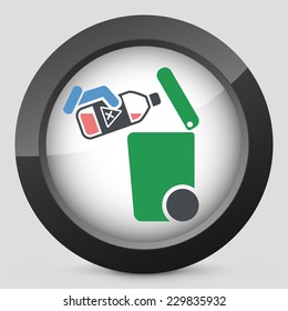 Separate waste collection icon