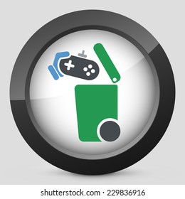 Separate waste collection icon