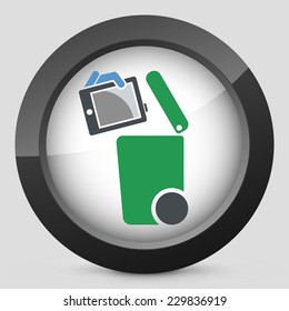 Separate waste collection icon