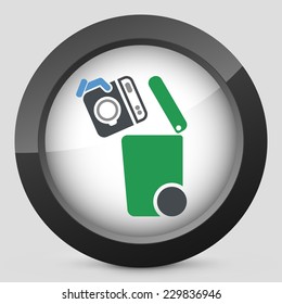 Separate waste collection icon