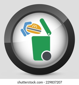 Separate waste collection icon
