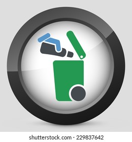 Separate waste collection icon