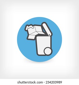 Separate waste collection icon