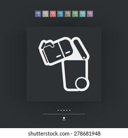 Separate waste collection icon