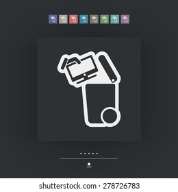 Separate waste collection icon