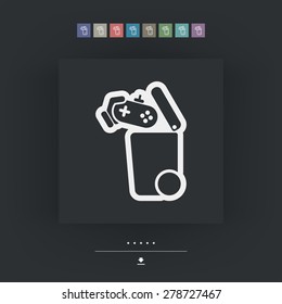 Separate waste collection icon