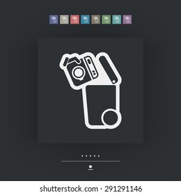 Separate waste collection icon
