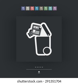 Separate waste collection icon