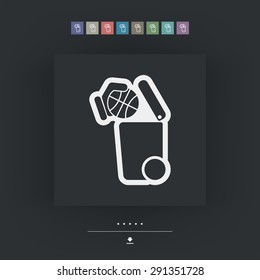 Separate waste collection icon