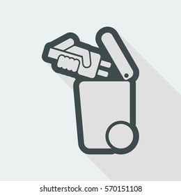 Separate waste collection icon