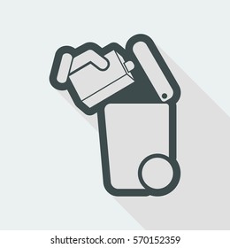 Separate waste collection icon