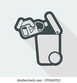 Separate waste collection icon