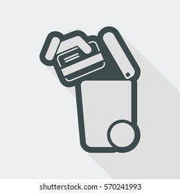 Separate waste collection icon