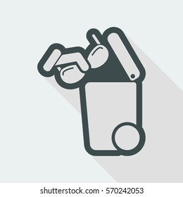 Separate waste collection icon