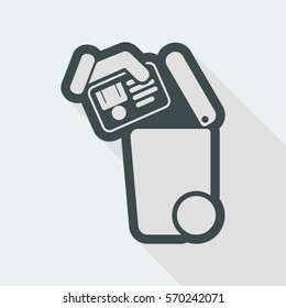 Separate waste collection icon