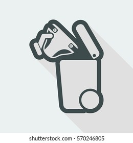 Separate waste collection icon