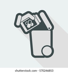 Separate waste collection icon