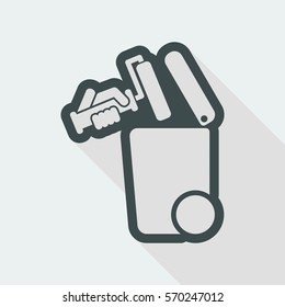 Separate waste collection icon