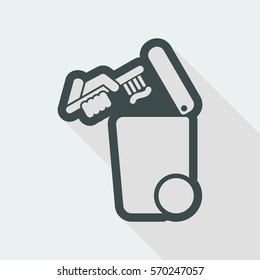 Separate waste collection icon