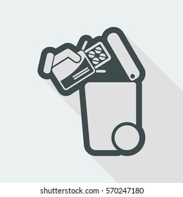 Separate waste collection icon
