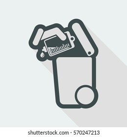 Separate waste collection icon