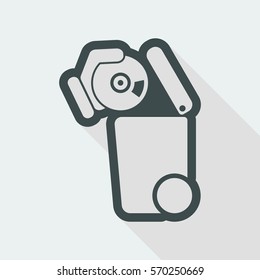 Separate waste collection icon