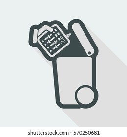 Separate waste collection icon