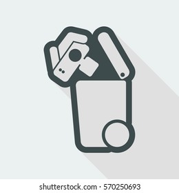 Separate waste collection icon