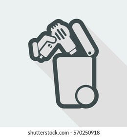 Separate waste collection icon